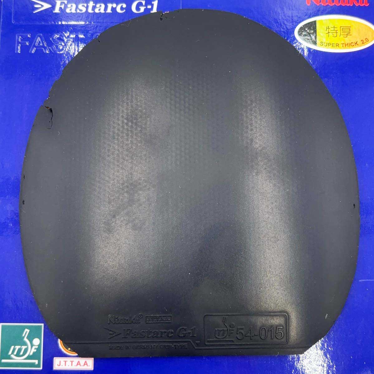 【中古】ニッタク ファスタークG-1 黒 特厚 卓球ラバー Nittaku