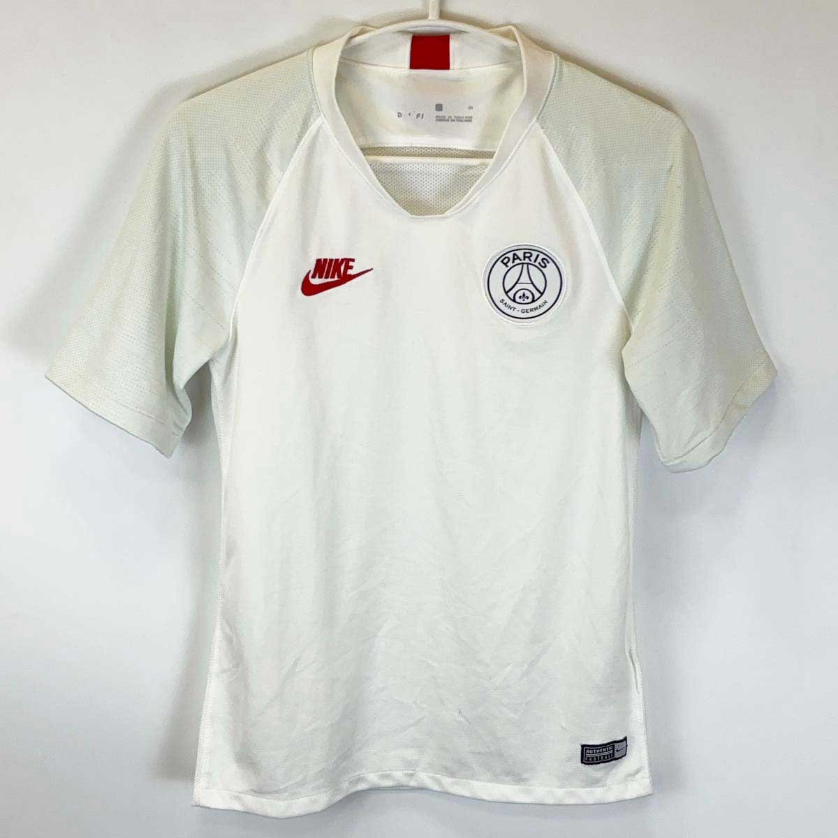 【中古】ナイキ パリサンジェルマン 19/20 ブリーズ ストライク トップ 半袖 S AO5147-104 メンズ NIKE