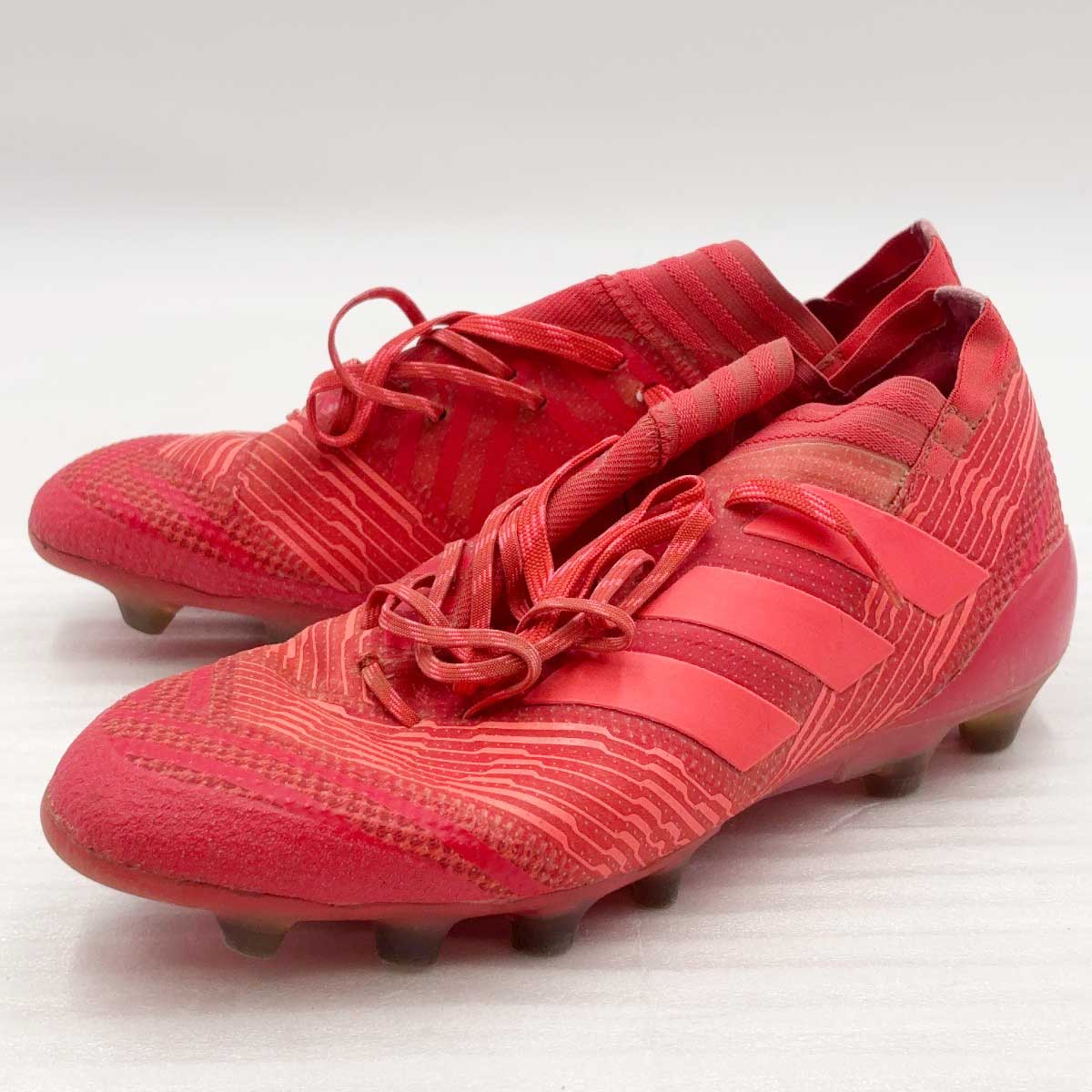 【中古】アディダス NEMEZIZ ネメシス 17.1-ジャパン HG 25cm リアルコーラル /レッドゼスト CQ1959 ADIDAS 土 人工芝 サッカ...