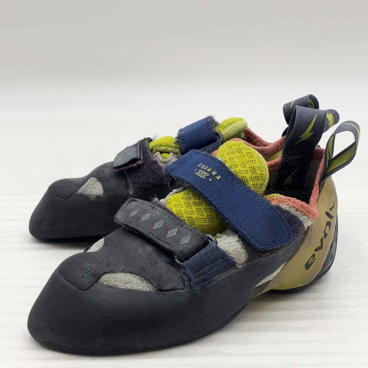 【中古】[ひび割れあり] イボルブ シャクラ クライミングシューズ SHAKRA 23cm evolv ボルダリング