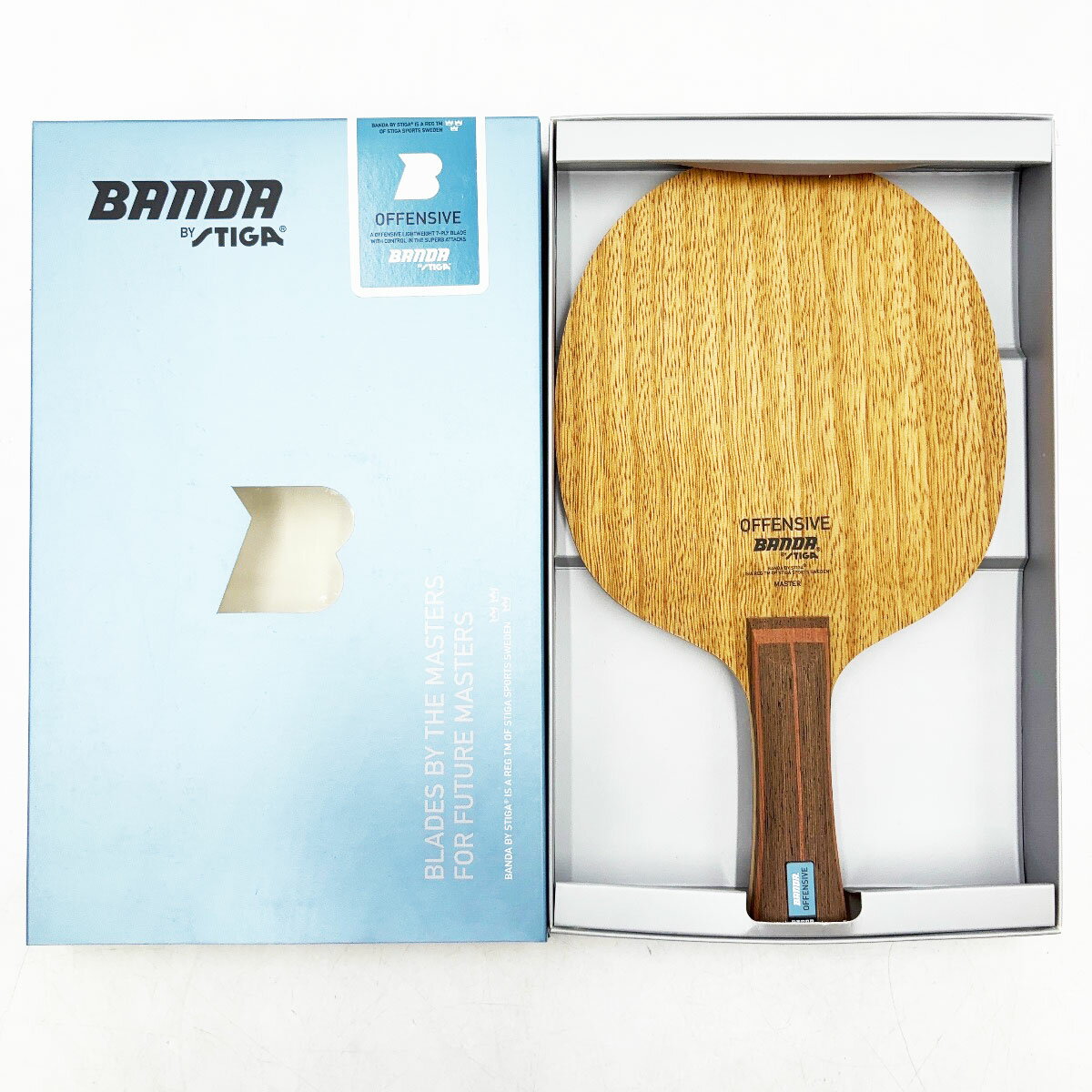 【中古・未使用品】スティガ バンダ オフェンシブ FLA GA302635 STIGA BANDA シェークハンド 卓球ラケット