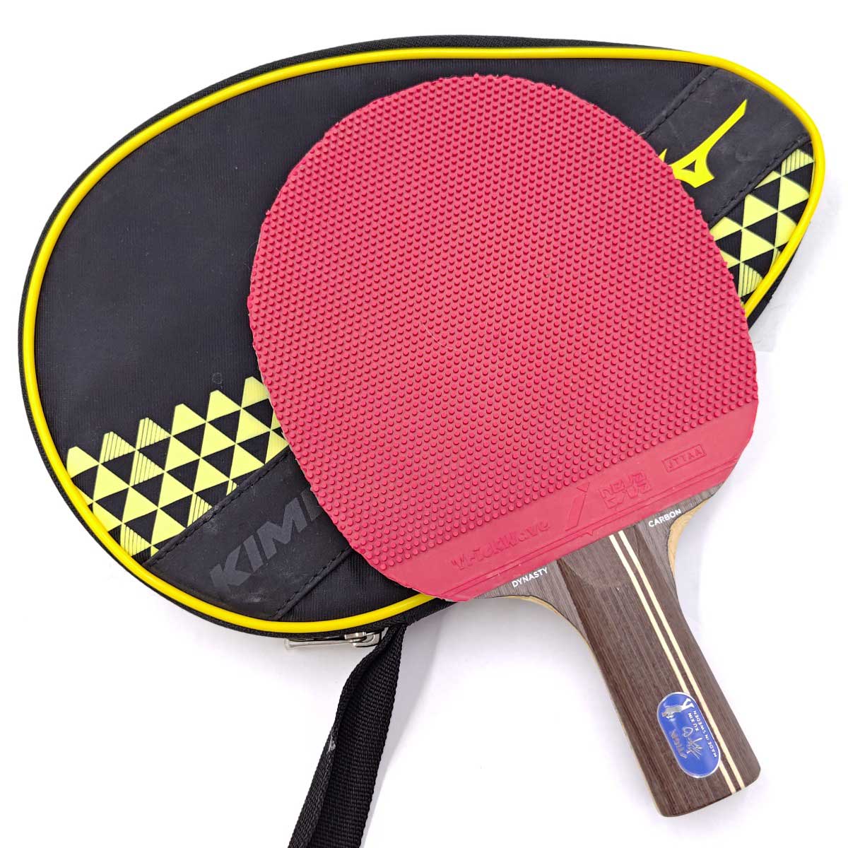 【中古】スティガ ダイナスティ カーボン XU XINエディション 中国式ペン 卓球ラケット STIGA ラバー付 シュ・シン