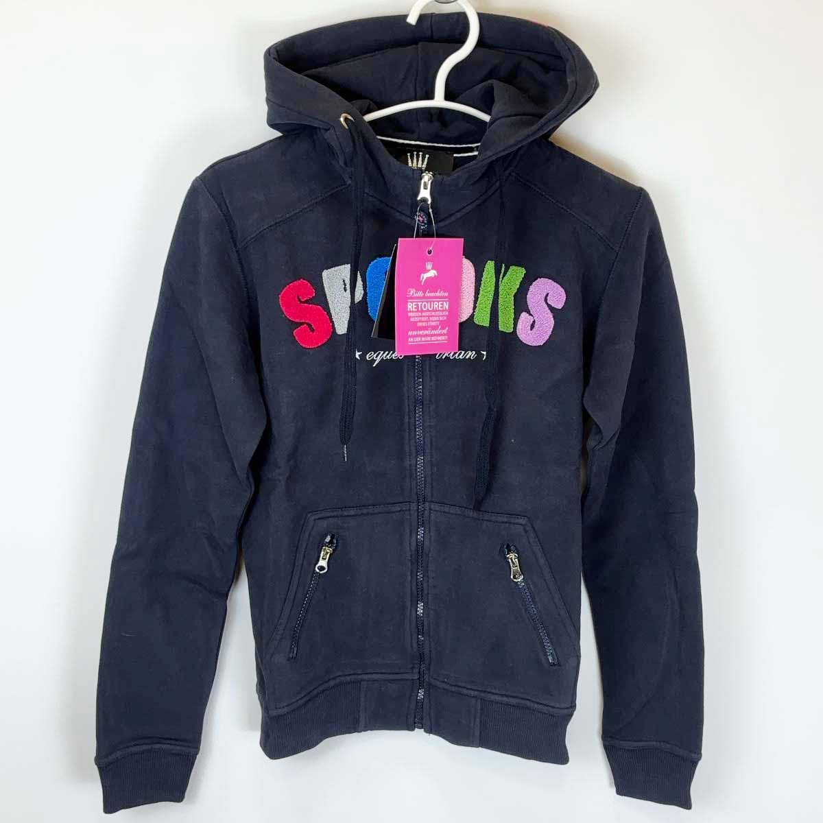 【中古・未使用品】SPOOKS スプークス ジップアップパーカー Isa Jacket S ネイビー 10000613 レディー..