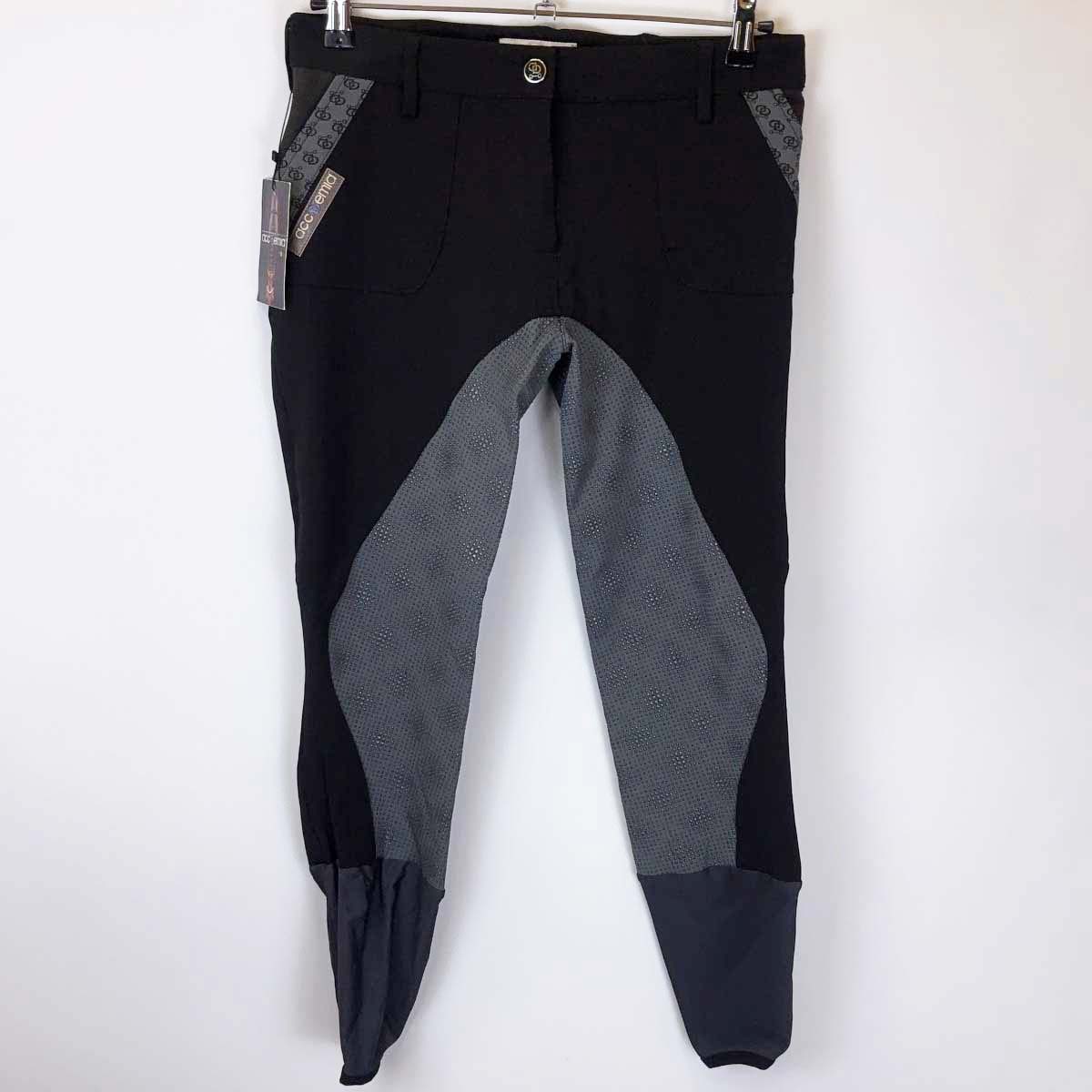 【中古・未使用品】Accademia Italiana アカデミアイタリアーナ キュロット パンツ ダブル パワーグリ..