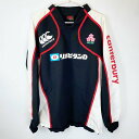 【中古】カンタベリー ラグビー 日本代表 JAPAN PR ジャケット ジャージ 支給品 L R74020J CANTERBURY