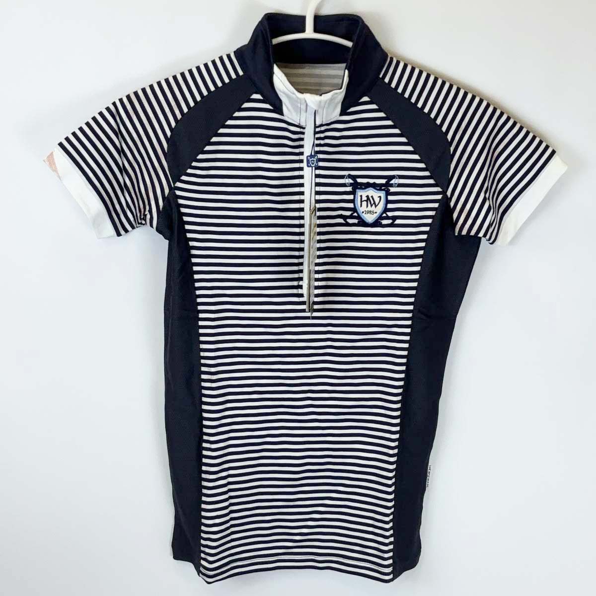 【中古】HORSEWARE Eda Technical Polo 半袖ポロシャツ XS ネイビー レディース 乗馬 馬術