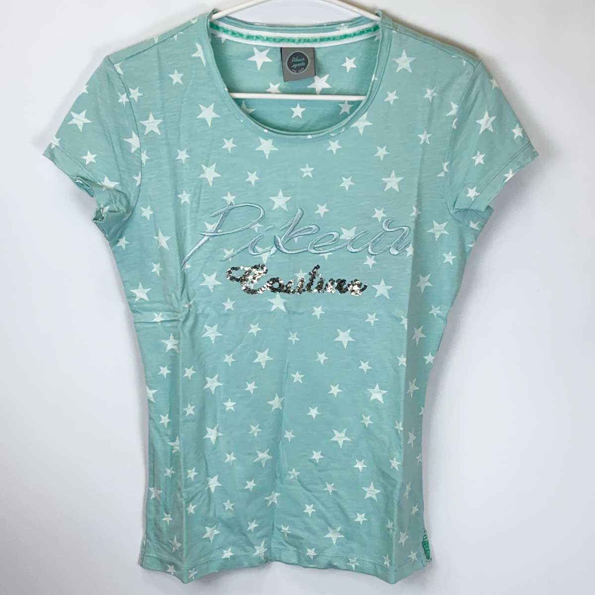 【中古・未使用品】ピカー 半袖Tシャツ ライディングシャツ MADDY DOG SHIRT 36 グリーン 12330 レディ..