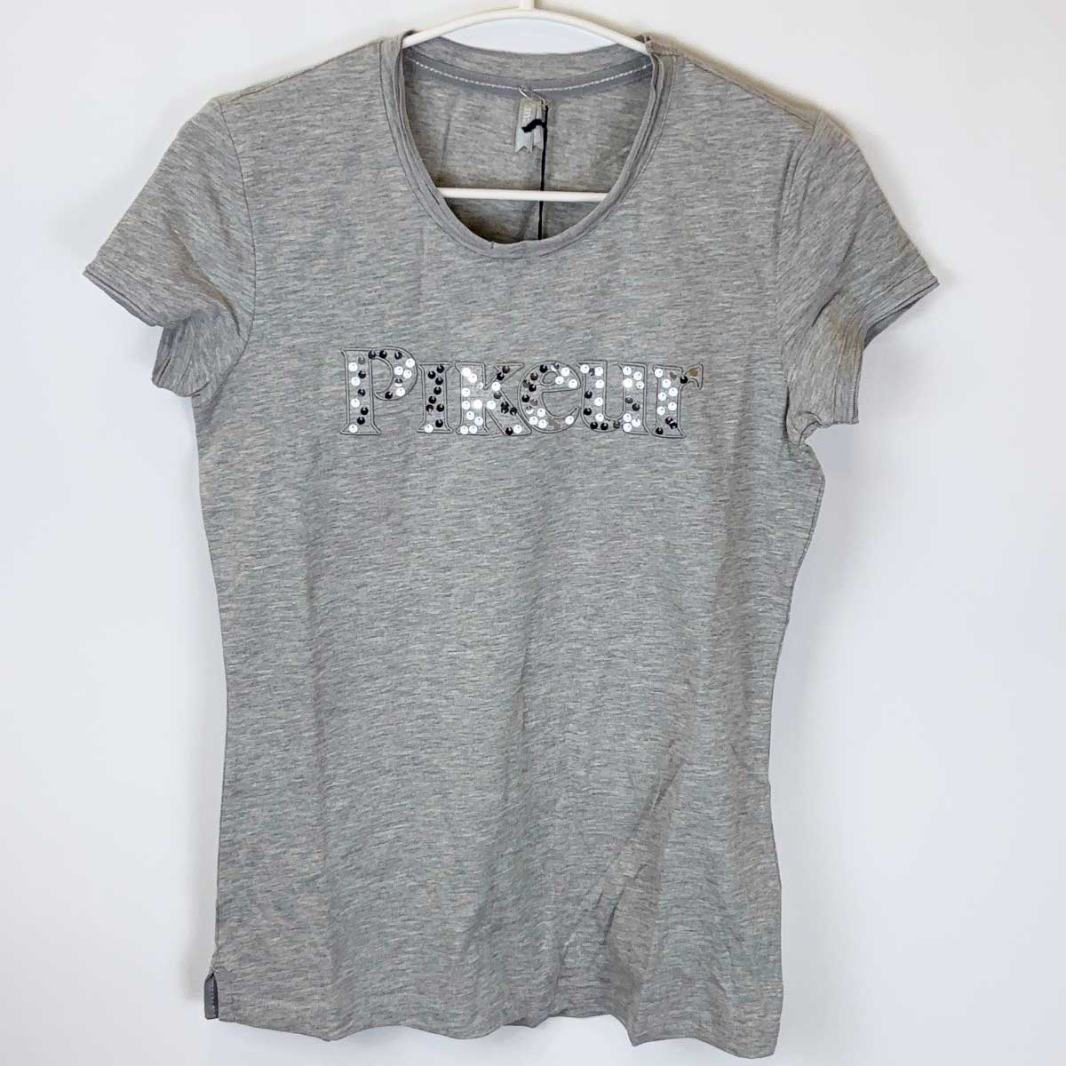 【中古・未使用品】ピカー 半袖Tシャツ ライディングシャツ LINNEA 36 グリーン 323100 レディース PIK..