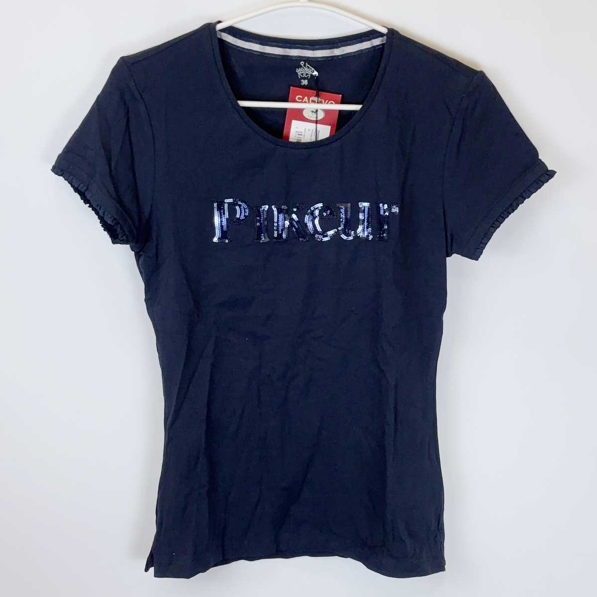 【中古・未使用品】ピカー 半袖Tシャツ ライディングシャツ ULJANA SHIRT PREMIUM 36 ネイビー 324500 ..