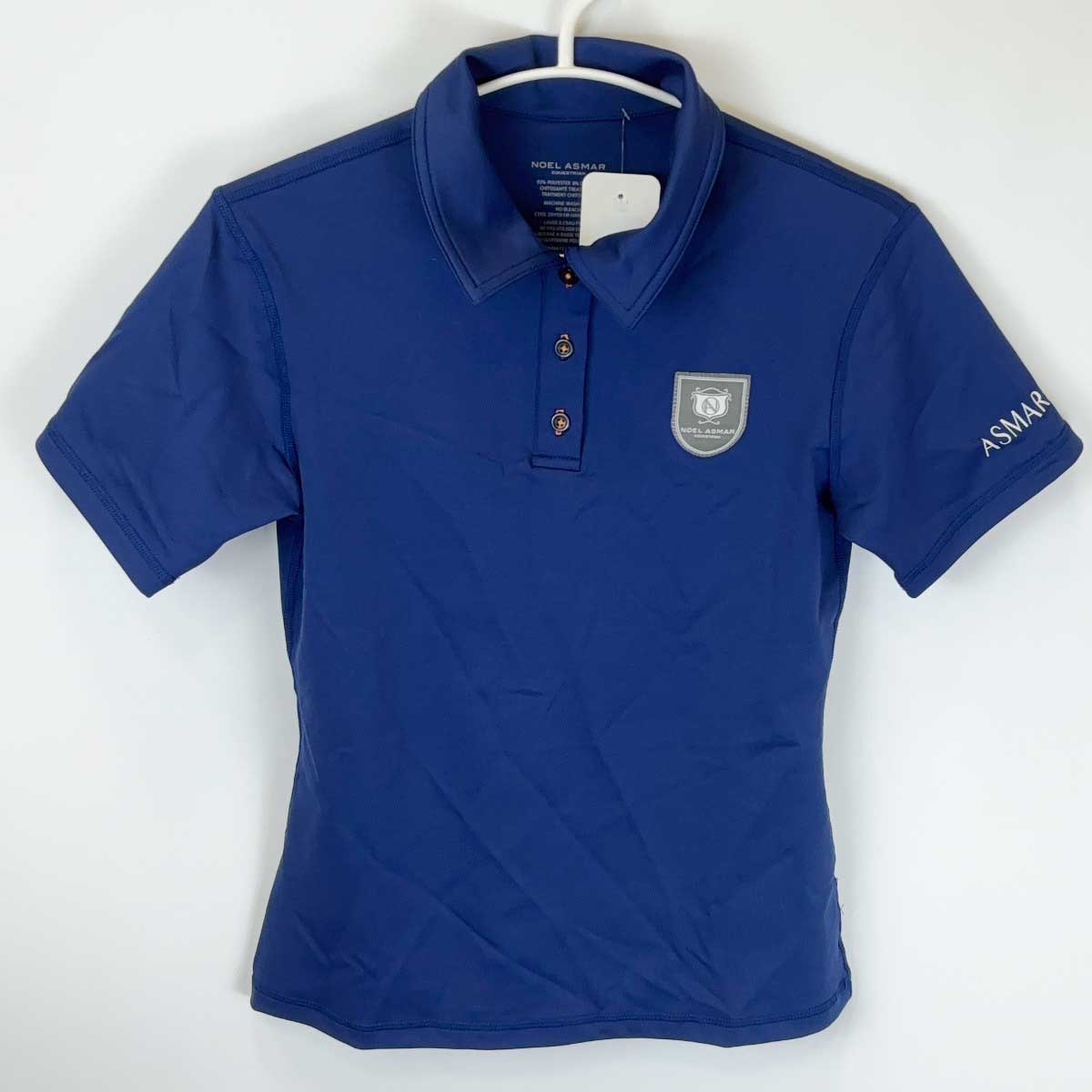 【中古・未使用品】NOEL ASMAR ノエルアスマール ポロシャツ 半袖 ライディングシャツ XS ネイビー AE3..