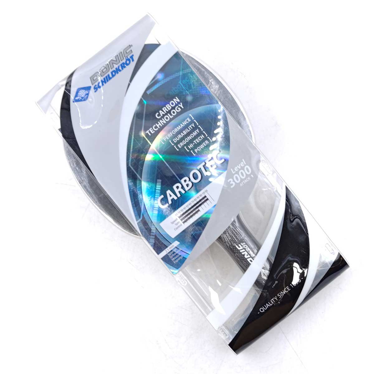 【中古・未使用品】ドニック DONIC Schildkrot 卓球ラケット CarboTec 3000 50％カーボン スポンジ2.1mm 758214 DONIC