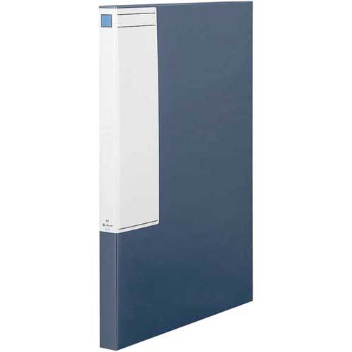 キングジム 図面ファイルGS A1 2つ折 青 厚型