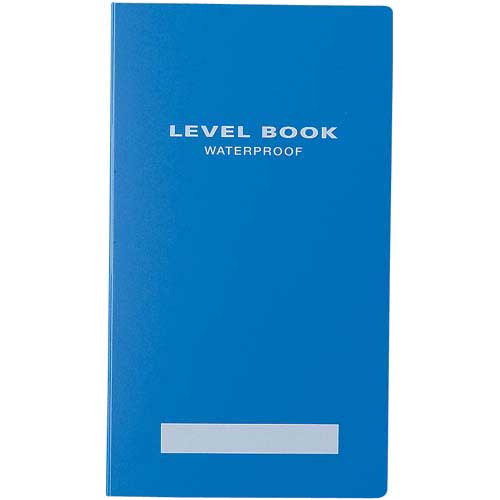 コクヨ 測量野帳ブライトカラー レベル合成紙 青×5冊