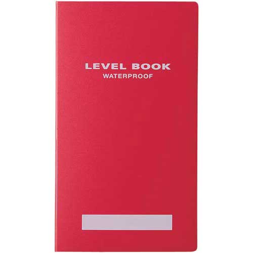 コクヨ 測量野帳ブライトカラー レベル合成紙 赤×5冊