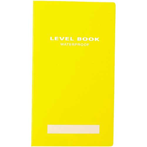 コクヨ 測量野帳ブライトカラー レベル合成紙 黄×5冊