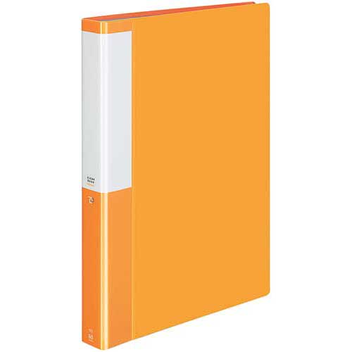 コクヨ クリヤーブックポジティ　A4縦　橙　60P　4冊