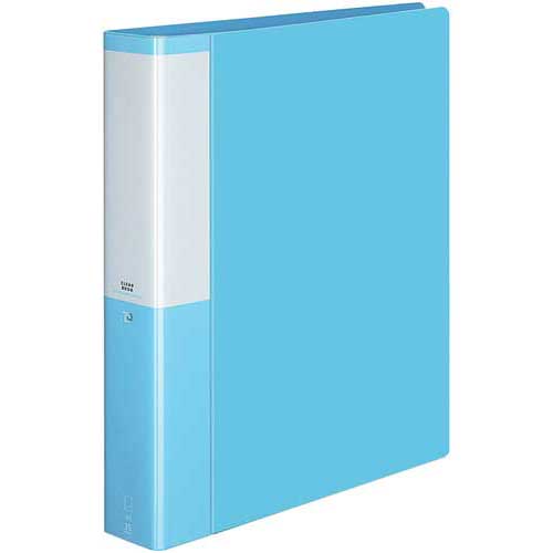 コクヨ クリヤーBポジティ替紙式薄青A4縦背幅53mm4冊