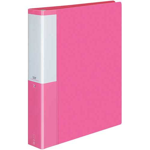 コクヨ クリヤーBポジティ替紙式桃A4縦背幅53mm4冊