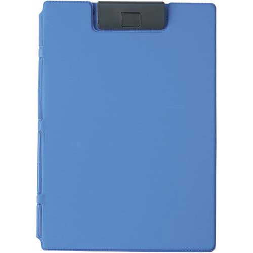 リヒトラブ UDクリップファイル A4 青