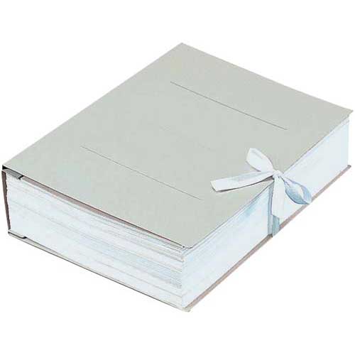 コクヨ ガバットファイル（紙製）　A4縦　紐付　灰　10冊