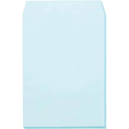 キングコーポレーション Hiソフトカラー封筒角2ブルー 100枚