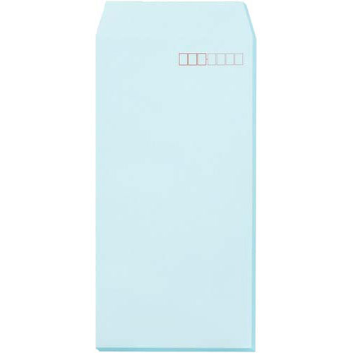 キングコーポレーション Hiソフトカラー封筒長3ブルー 100枚