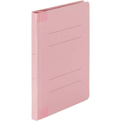 カウネット 「カウコレ」プレミアム フラットファイル背補強タイプA5縦 ピンク30冊