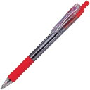 ゼブラ ノック式 タプリクリップボールペン 1.6mm 赤