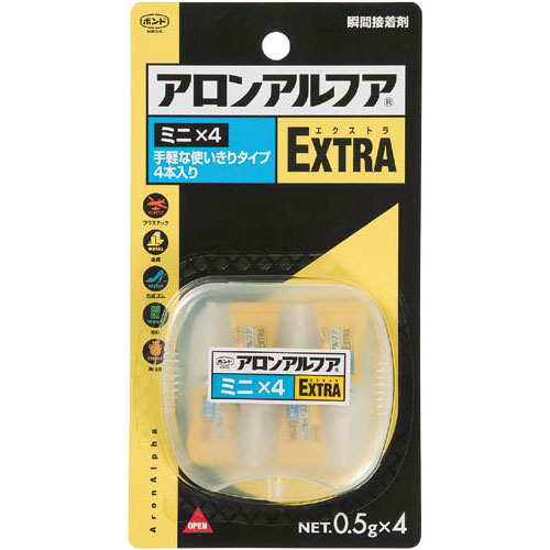 コニシ ボンド　アロンアルフアEXTRAミニ　4本入