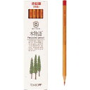 トンボ鉛筆 エコ鉛筆 木物語 朱色 12本入