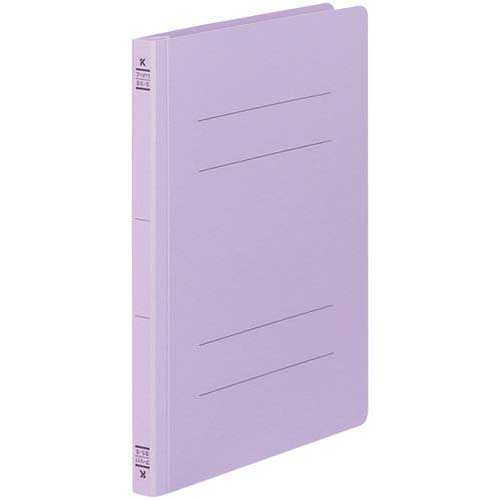 コクヨ フラットファイルV樹脂とじ具　B5縦　紫　10冊