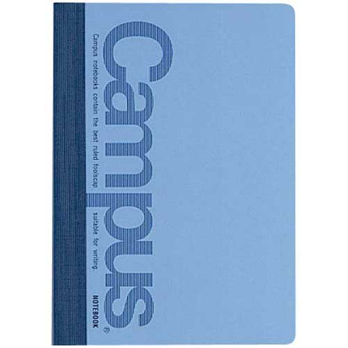 コクヨ キャンパスミニサイズ5号A6B罫30枚 青 10冊