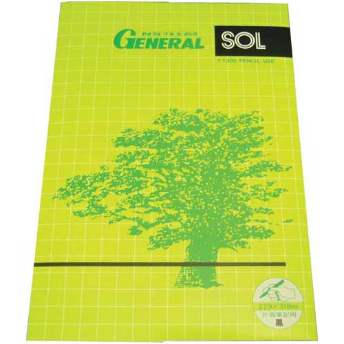 ゼネラル カーボン紙 #1300K 黒 片面筆記携帯用50枚