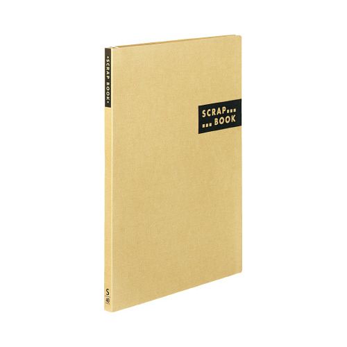 コクヨ スクラップブックSスパイラルとじ固定B4 40枚茶