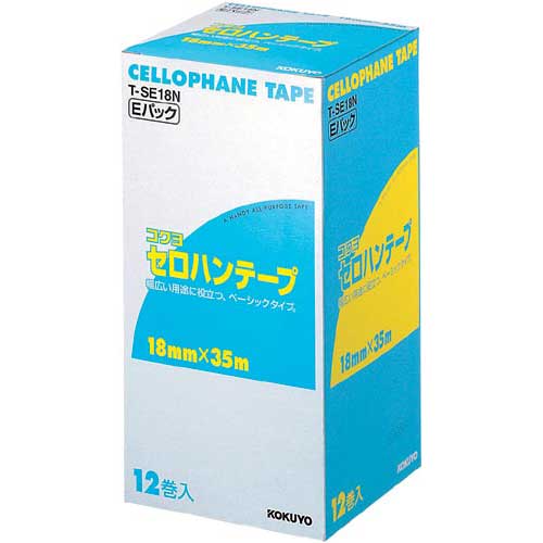 コクヨ セロハンテープお徳用Eパック 18mm×35m