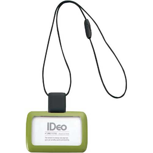 乐天商城 - コクヨ 吊下げ名札IDeo　IDカード用ヨコ型　グリーン
