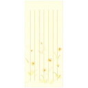 コクヨ 小型便箋彩流別寸縦罫6行50枚