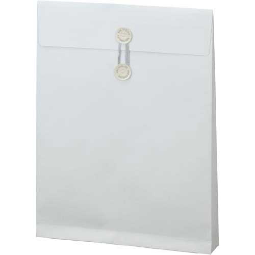 キングコーポレーション マチハトメ付封筒角2スカイブルー 120g 10枚