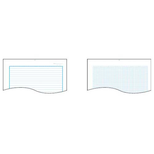 コクヨ コピー用箋B5 5mm方眼ブルー刷り50枚入×10【取寄商品】