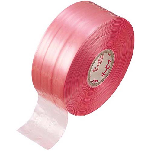 セキスイ 荷造りひも レコード巻 赤 500m 1巻