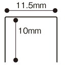 マックス ホッチキス　中型3号足10mm　2400本1箱 2