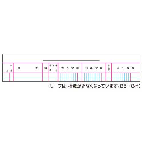 コクヨ 帳簿　銀行勘定帳　B5　100頁　チ−108×3 2