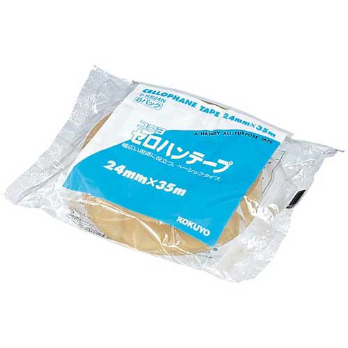 コクヨ セロハンテープSパック 24mm×35m