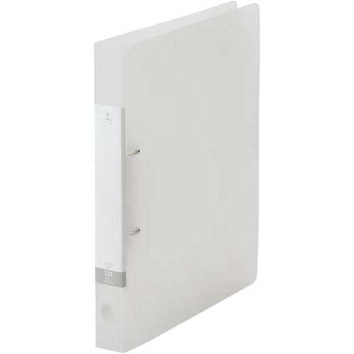 リヒトラブ Dリング2穴ファイル 乳白A4縦背幅34mm10冊