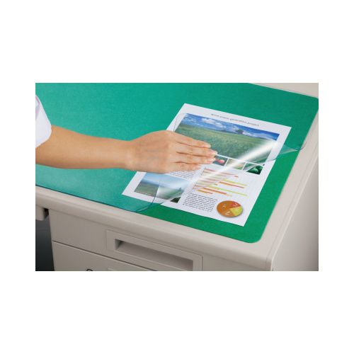 カウネット デスクマット 透明/薄手 下敷付 995×695