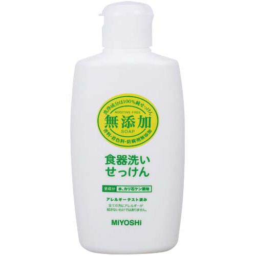 ミヨシ石鹸 無添加食器洗いせっけん　本体　370ml