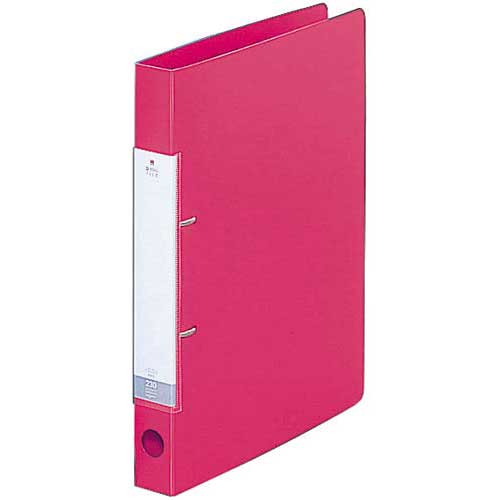 リヒトラブ Dリング2穴ファイル 赤A4縦背幅34mm10冊