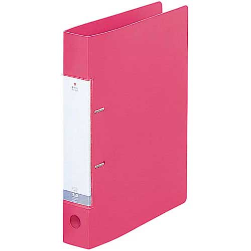 リヒトラブ Dリング2穴ファイル 赤A4縦背幅46mm10冊