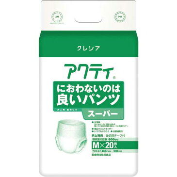 日本製紙クレシア アクティにおわないパンツスーパーM 20枚×4