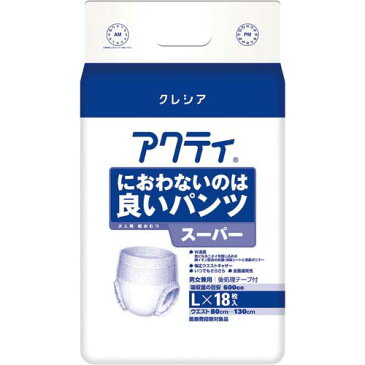 日本製紙クレシア アクティにおわないパンツスーパーL 18枚×4